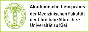 Logo der akademischen Lehrpraxis der Universität zu Kiel